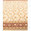 Tapis unique en laine noué à la main nouvel âge de 6 pi 2 po x 8 pi 10 po Hayner en ivoire / rouge / beige