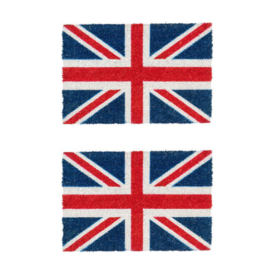 Nicola Spring - Coir Door Mats - Union Jack