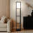 Maxwell 63 in. Traditional LED 3-Shelf Floor Lamp with Fabric Square Shade-1916096226