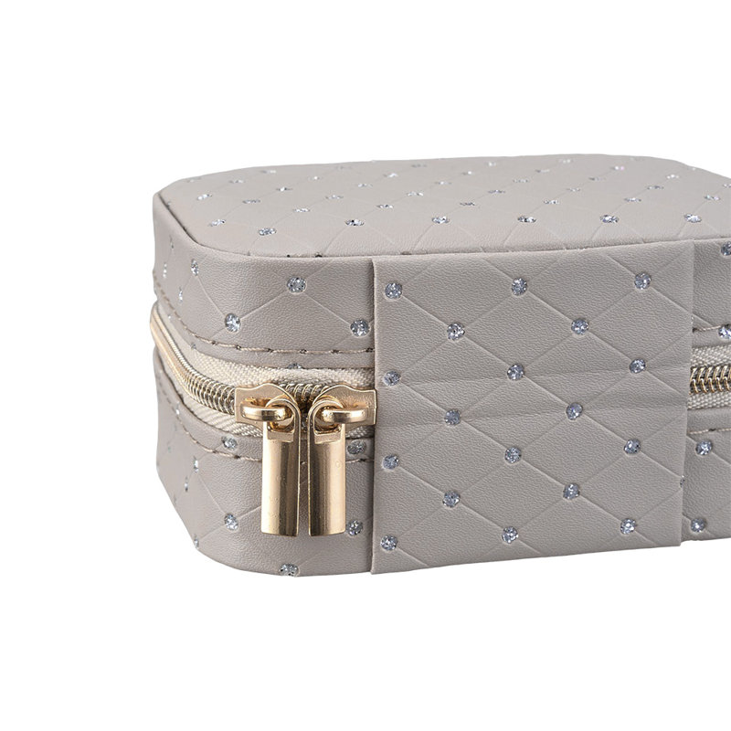 Jewellery Box + Dividers, Grey