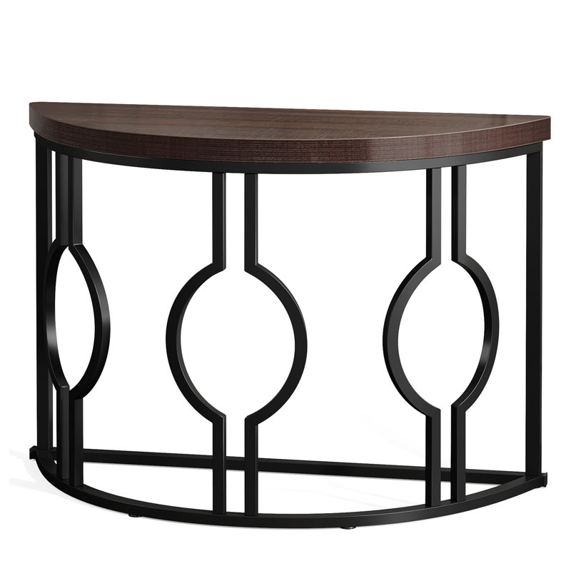 Half Moon Console Table For Entryway