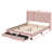 Queen Size Linen Upholstered Platform Storage Bed