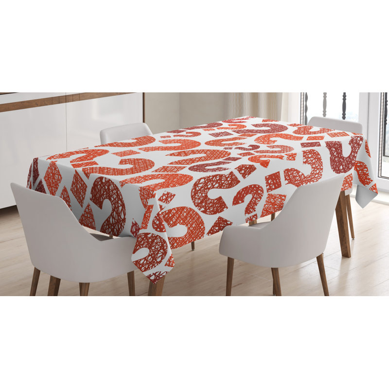 Geometric Tablecloth, 70" L x 52" W