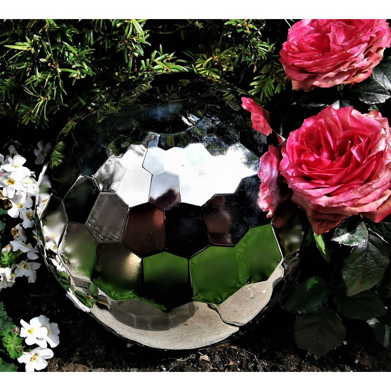 Charisa Stainless Steel Gazing Ball, 20cm H x 20cm W x 20cm D, 1
