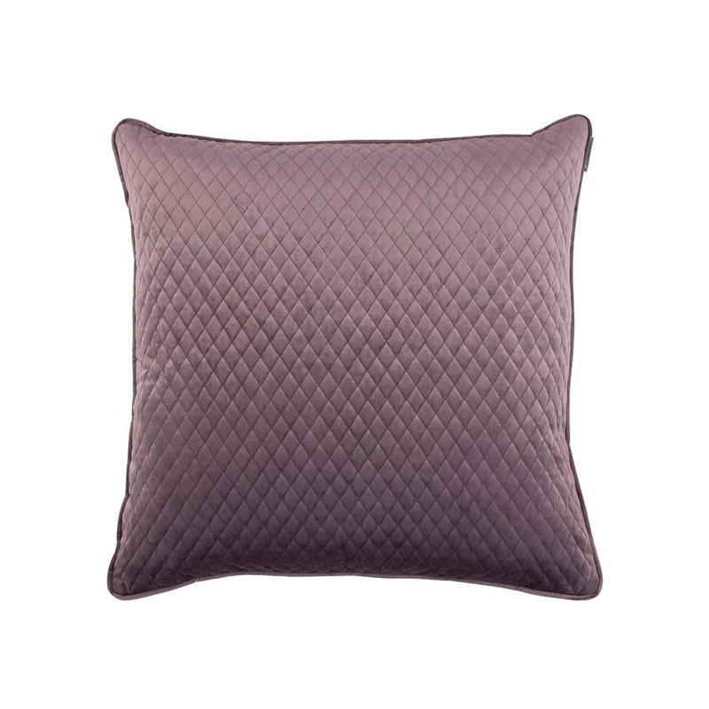 Valentina Quilted Medium Pillow, Purple, European