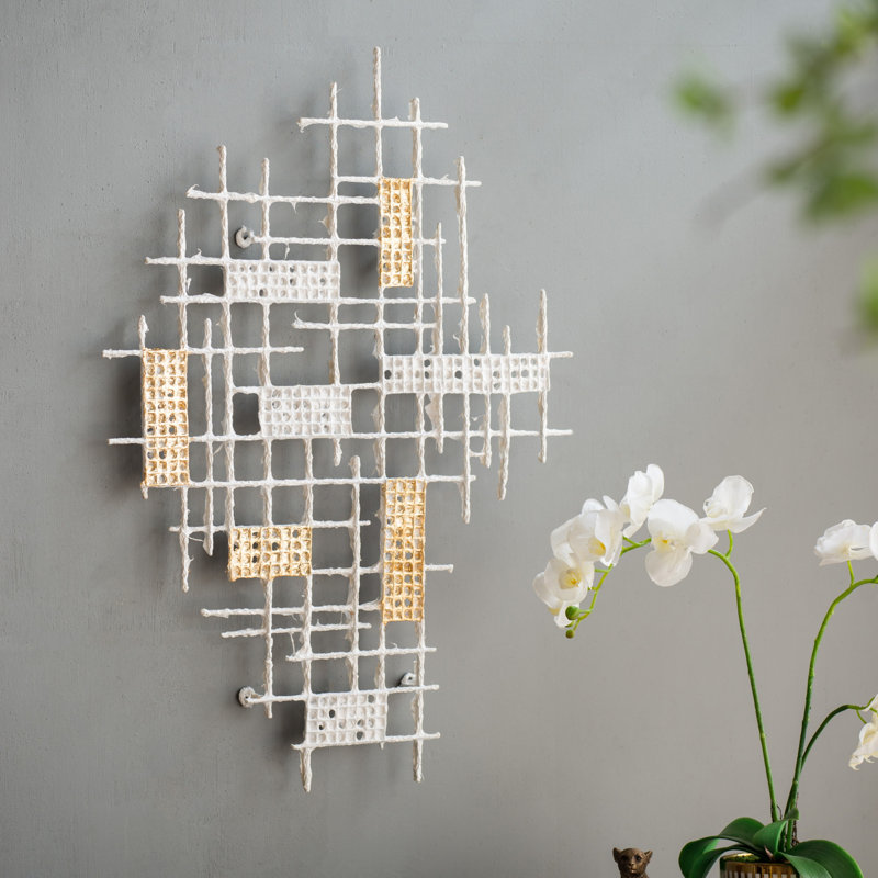 31.7X1.6X23.6" Wall Decor