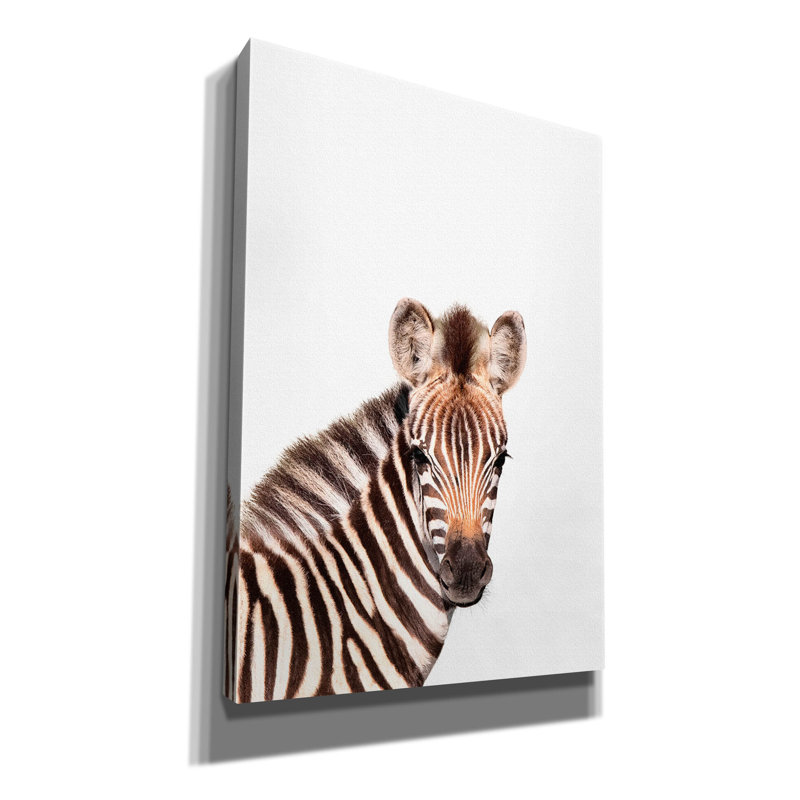 «Baby Zebra» par Tai Prints, H 26 po x l 18 po x P 0,75 po