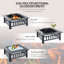 Kistler Square Steel Wood Burning Fire Pit