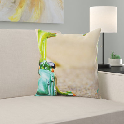 Frog Throw Pillow