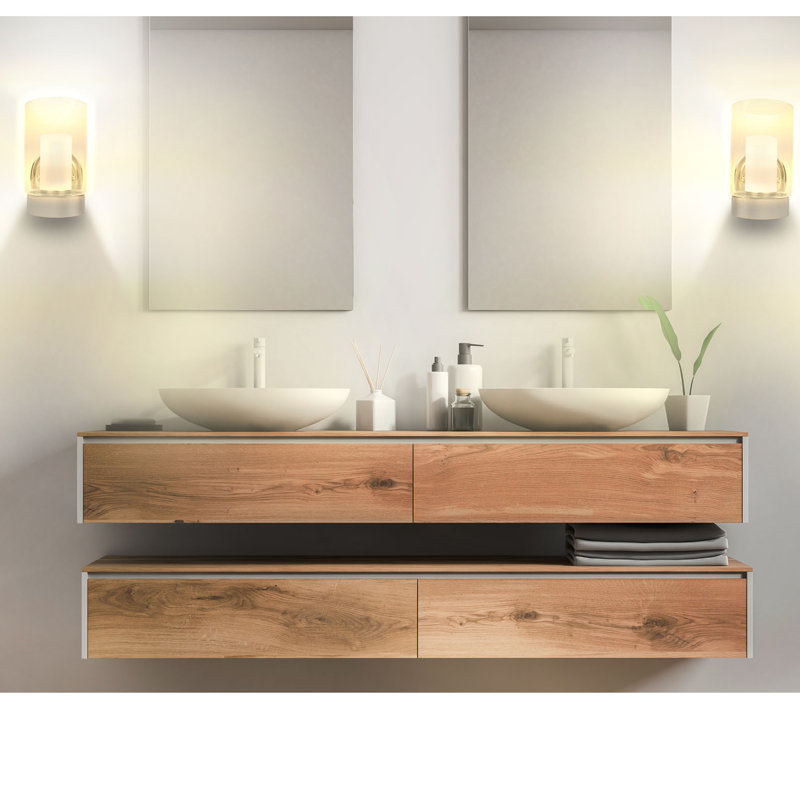 Mcgreevy Dimmable LED Bath Sconce