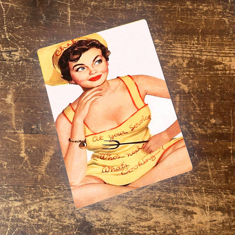 People Wall Decor on Metal, 25cm H x 20cm W