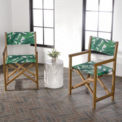 Chaise de réalisateur pliante avec coussins Zaniya