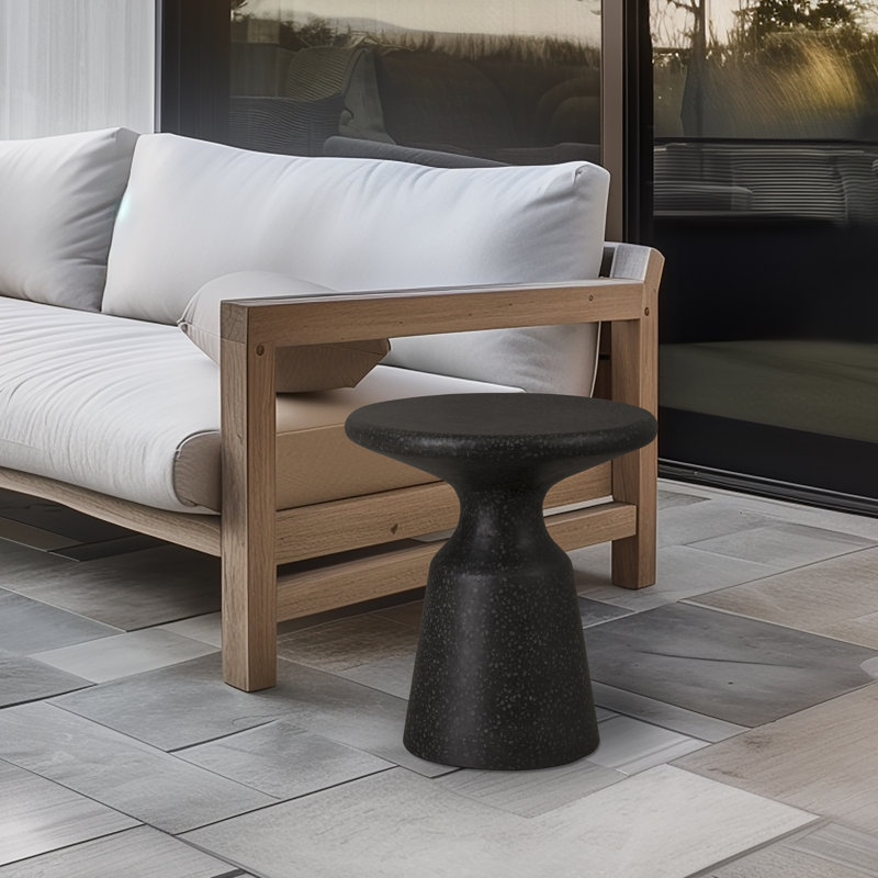 Stool/Table Garden Stool, Black