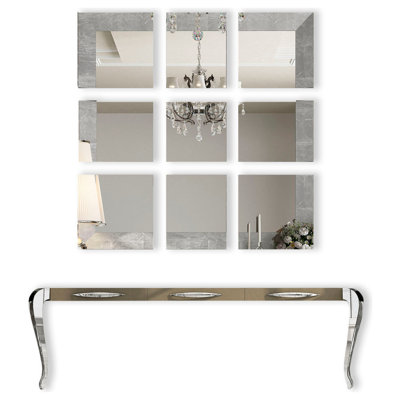 Ensemble de console et de Miroir Saphire