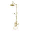 Système de douche thermostatique 60 po Exposed fixé au mur avec douchette de baignoire 1,75 GPM-132934630