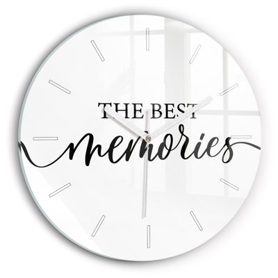 Glass Wall Clock