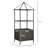 Outsunny 34.25'' W Water Resistant Wicker Towel Valet with Wheels-83205768