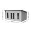 Elmley 17 x 11 Ft. Tongue & Groove Log Cabin-1629253763