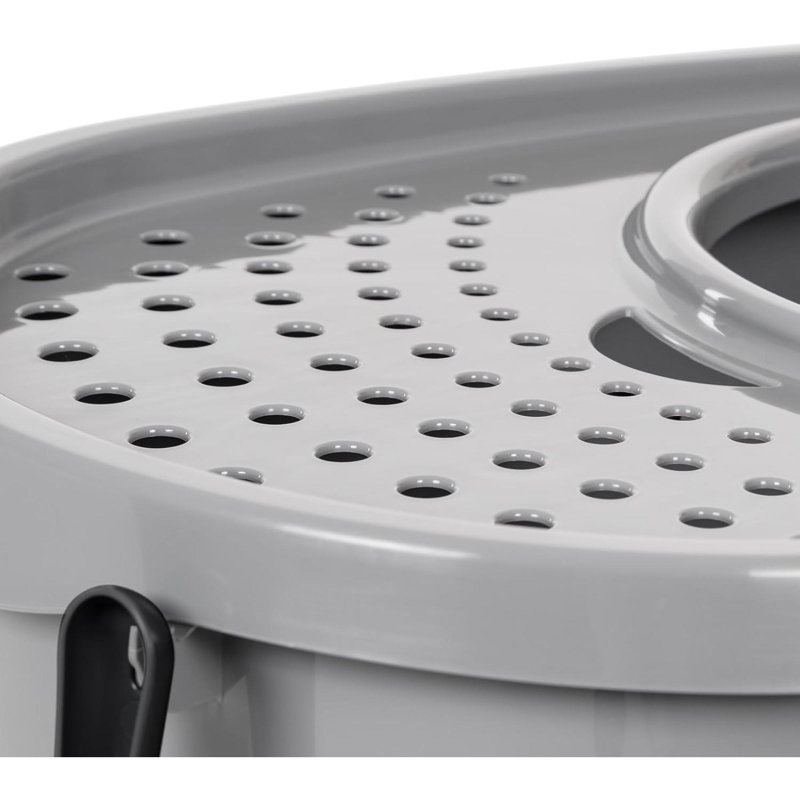 Cat Litter Box With Sides Top Entry Includes Scoop