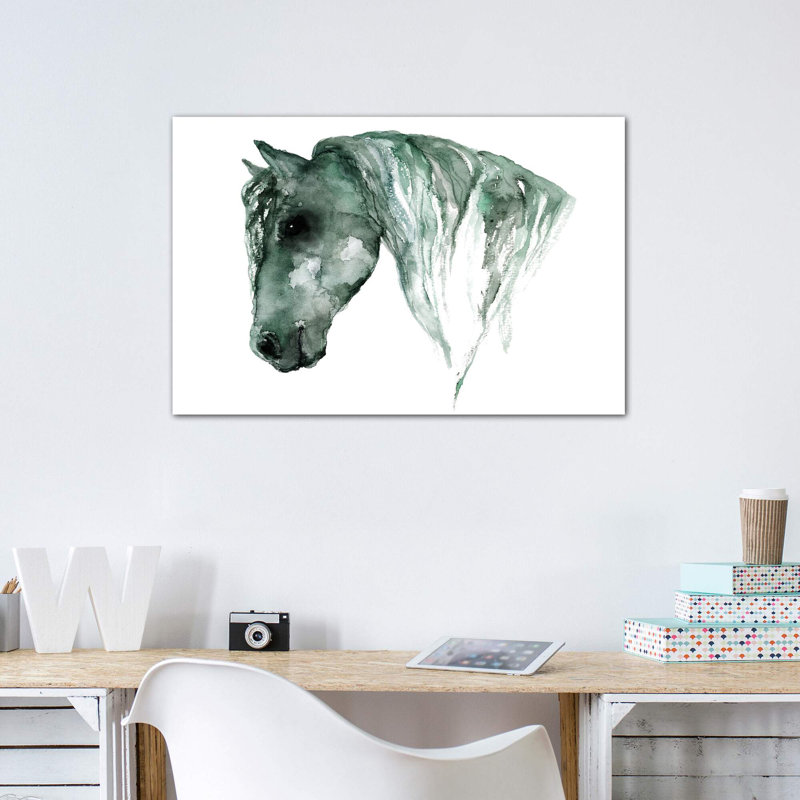 Art du cheval, Toile tendue, H 32 po x l 48 po x P 1,5 po