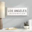 «Los Angeles» par Daphne Polselli, reproduction d'art textuel sur toile-26613665-26613668
