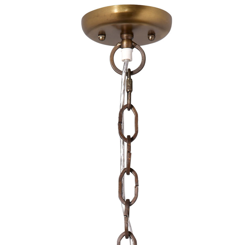 Big Sur 1-Light Beaded Chandelier, Slate Blue