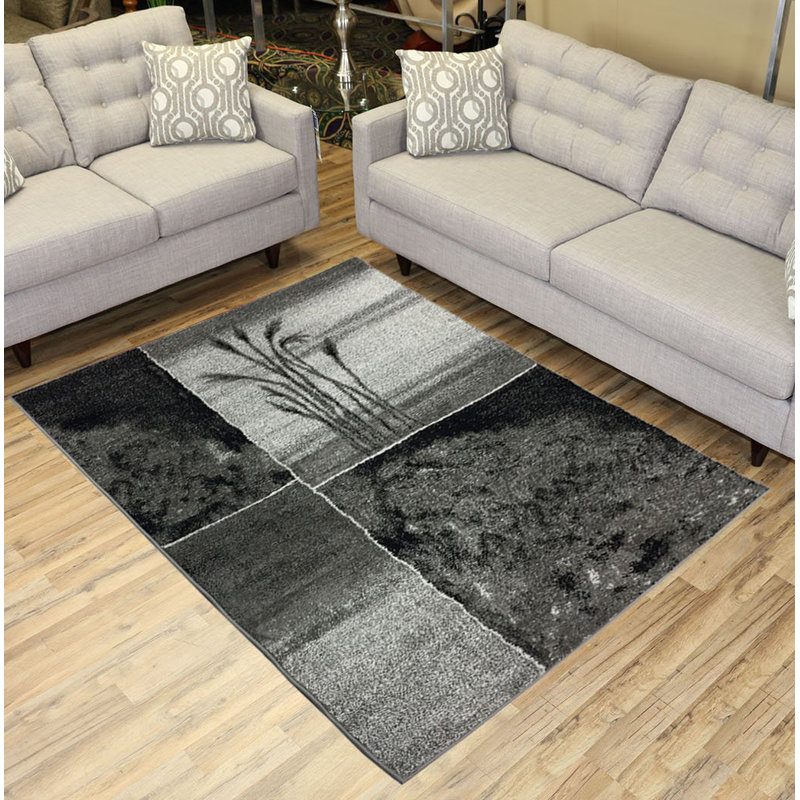 Foral Design Power Loom Stair Resistant Area Rugs, Rectangle 7'10" x 9'10"