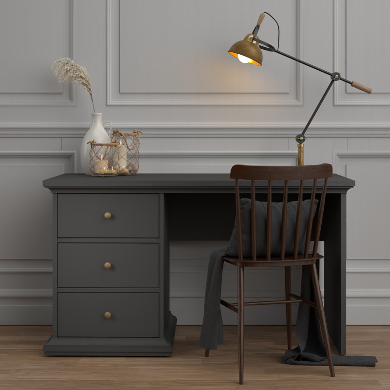 Arbordale Computer Desk, Matt Grey