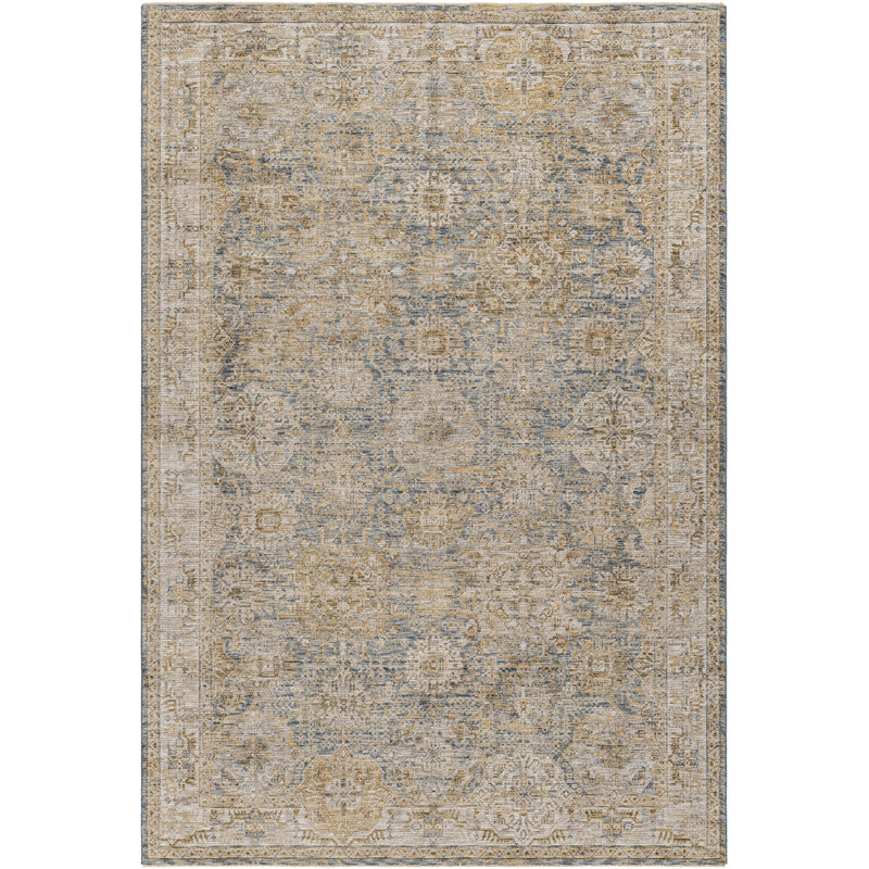 Floral Indoor Rug, Rectangle 4' x 6'