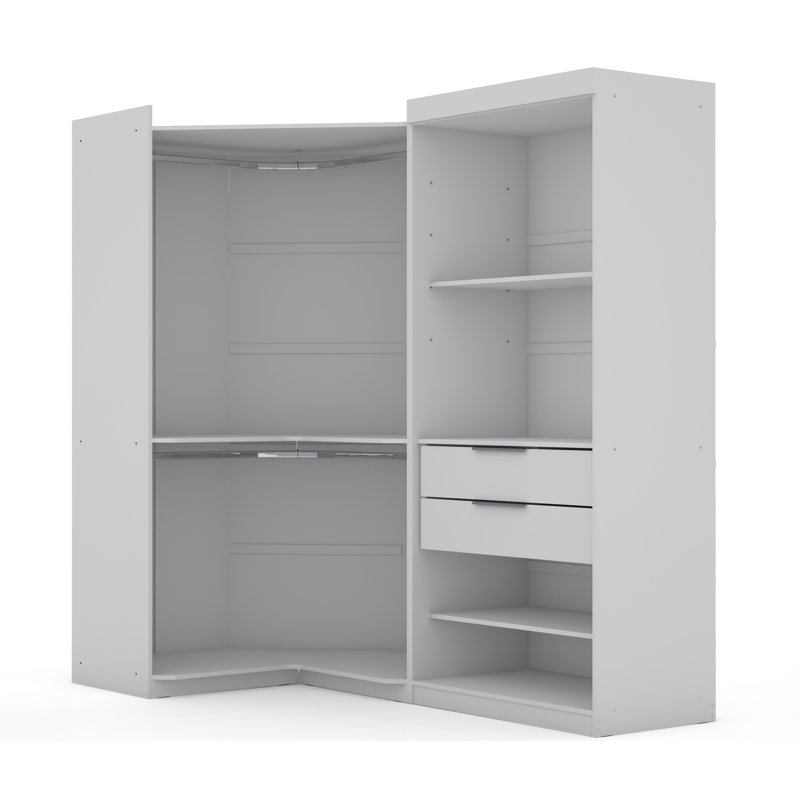 Aleece 107.89'' Closet System, White