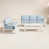 Blue Cushion/White Frame selected