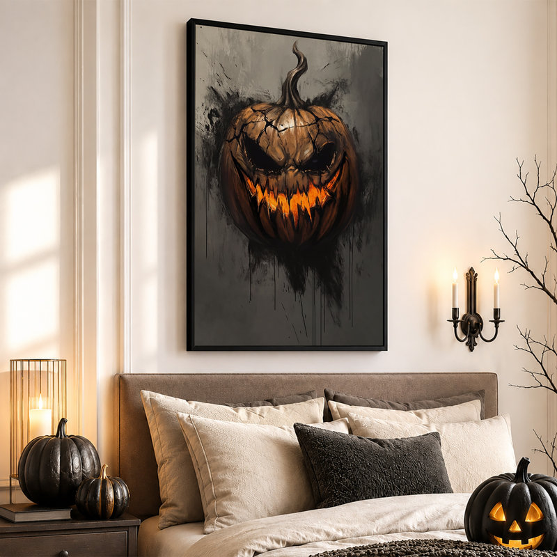 Art mural sur toile Spooky, 18"H x 12"W