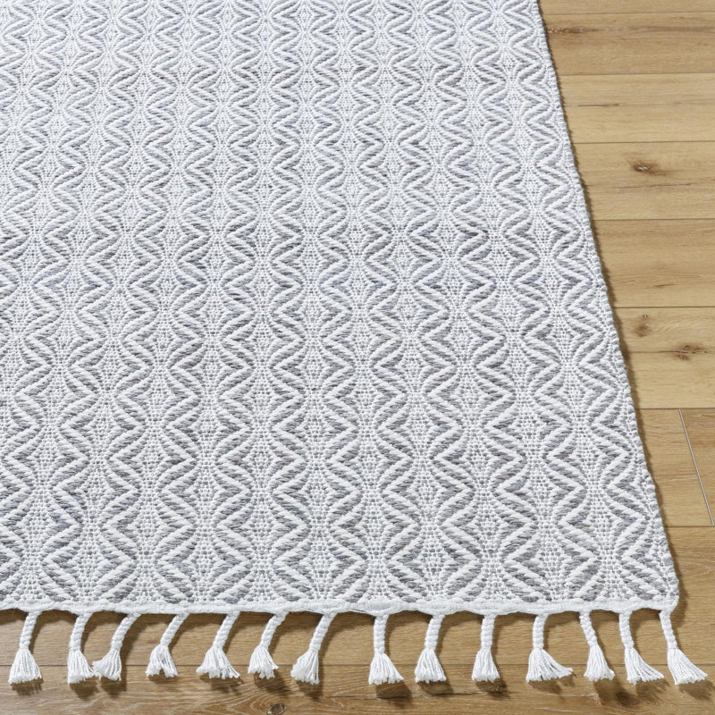 Tapis tissé à la main Bhaktivinod, Tapis de couloir 2 pi 6 po x 8 pi