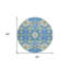 Tapis rond rond 8 po