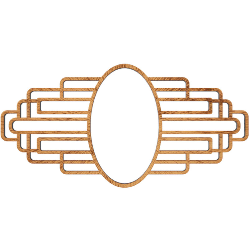 Médaillon de plafond en PVC Elizabeth, H 16 po x l 32 po x P 1 po, Cuivre antique