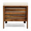 Meuble en bois beige avec coussins pour chaises de patio