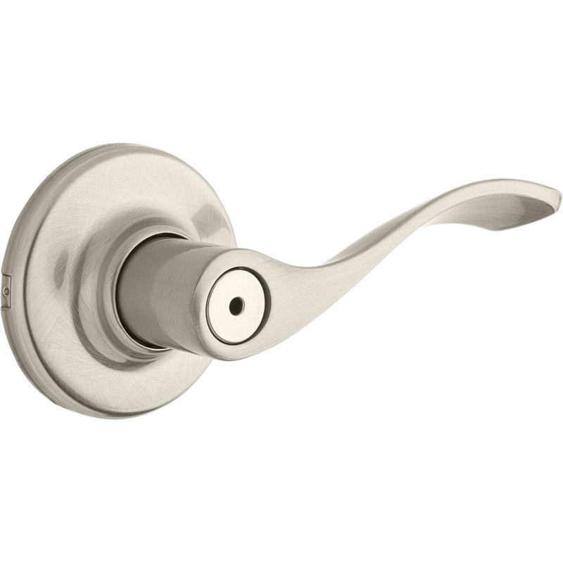Levier de porte d’intimité Belmont, Nickel satiné