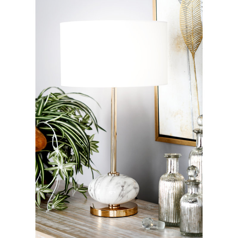 Lampe de table 22 po, blanc