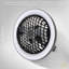 Rechargeable 3 Speed Desk Fan With LED Dimmable Ring Light By-864215653