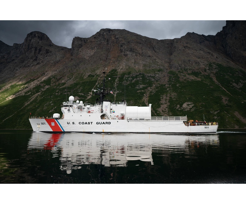 Modèle de navire USCG Bear, H 10 po x l 30 po x P 5 po