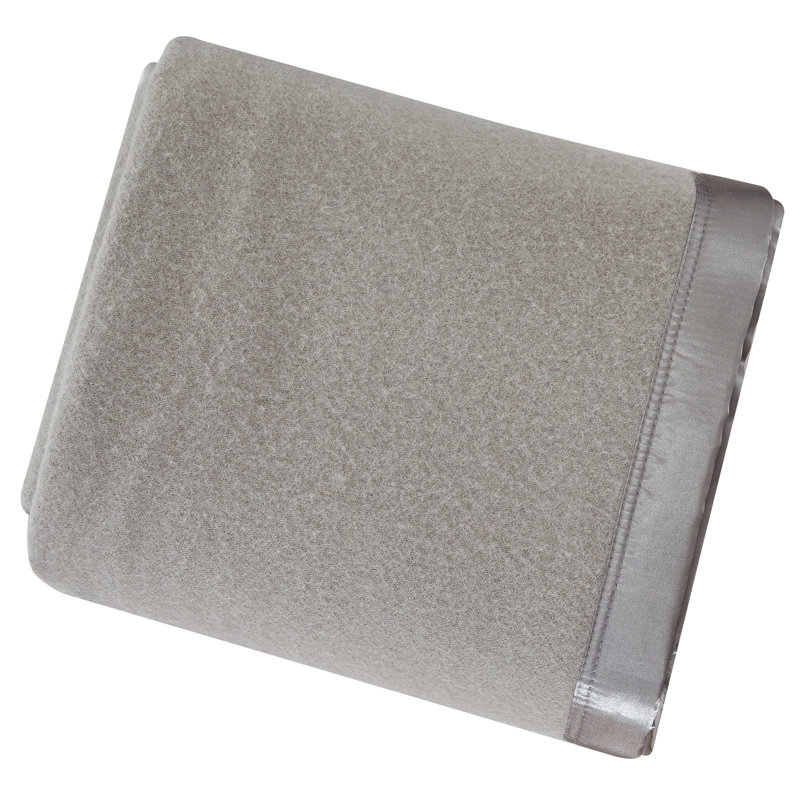 Couverture en laine Adli, gris, Grand