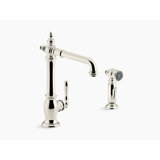 Artifacts® Single Handle Kitchen Sink Faucet with Accessories