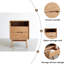 Armoire de chevet en bois massif Pure