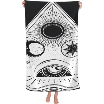 Serviette de bain en microfibre, absorbant ultra doux, serviette de plage, 36 x 72 po