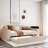 Incee Upholstered Teddy Daybed with Trundle Bed-577800755