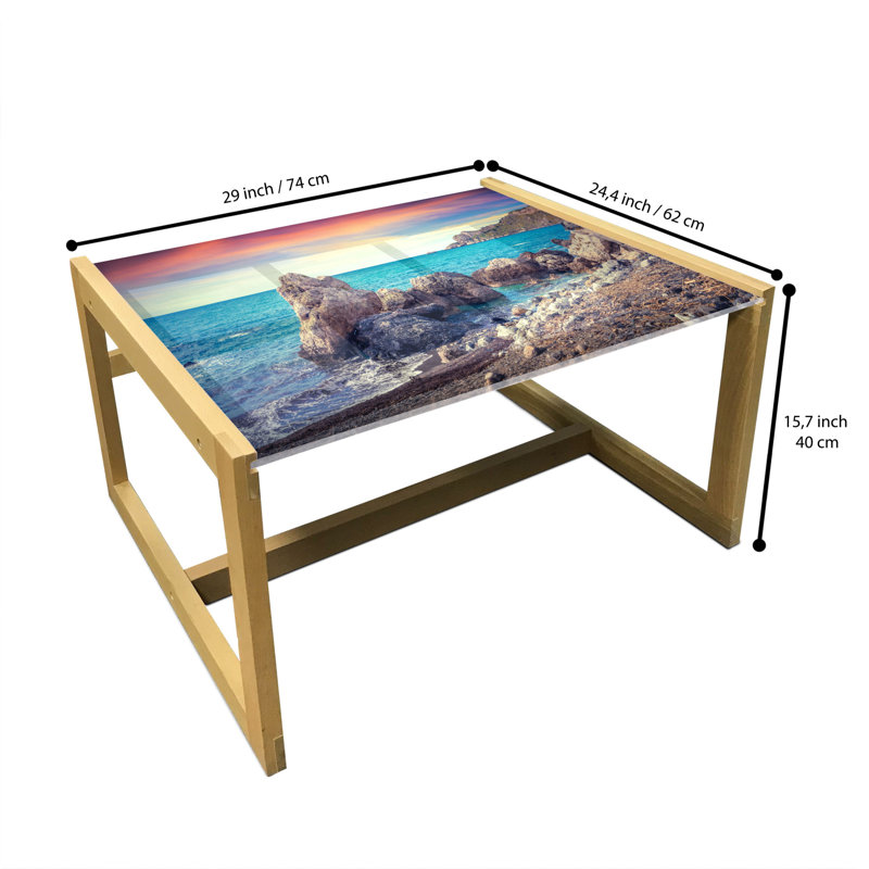 Jakirria Sled Coffee Table, 62cm H x 74cm W x 40cm D