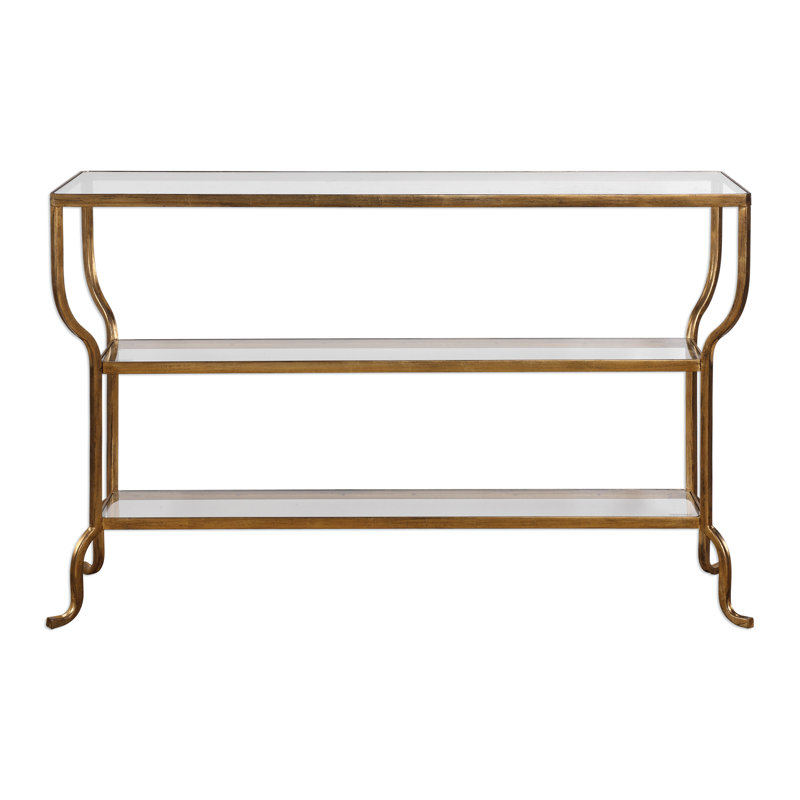 Scaife 54.2'' Glass Top Console Table