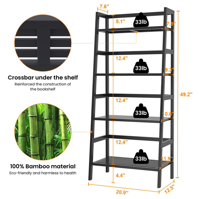 Veno Bookcase, Black
