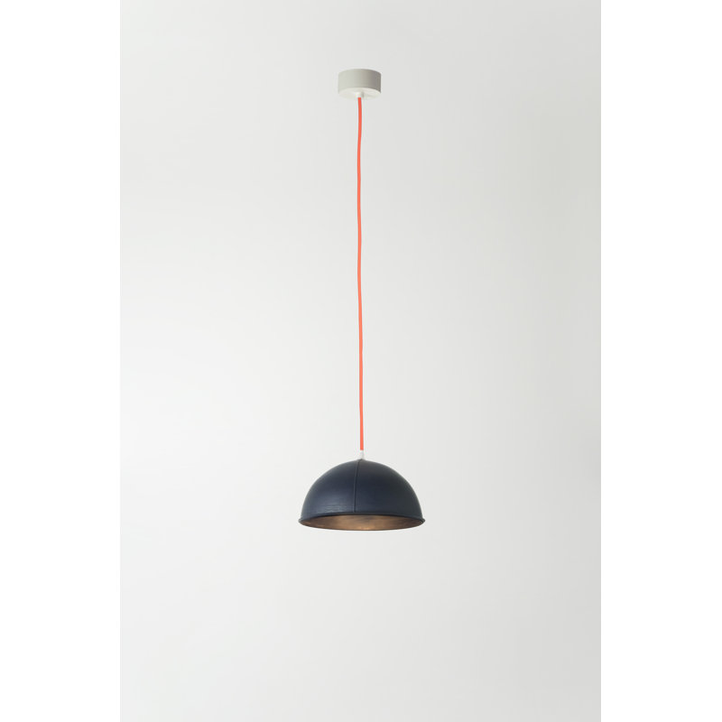 Be.pop 1 - Light Dome Pendant, Orange, Black