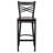Cyrille 'X'' Back Metal Restaurant Barstool-1090846809-1108463366